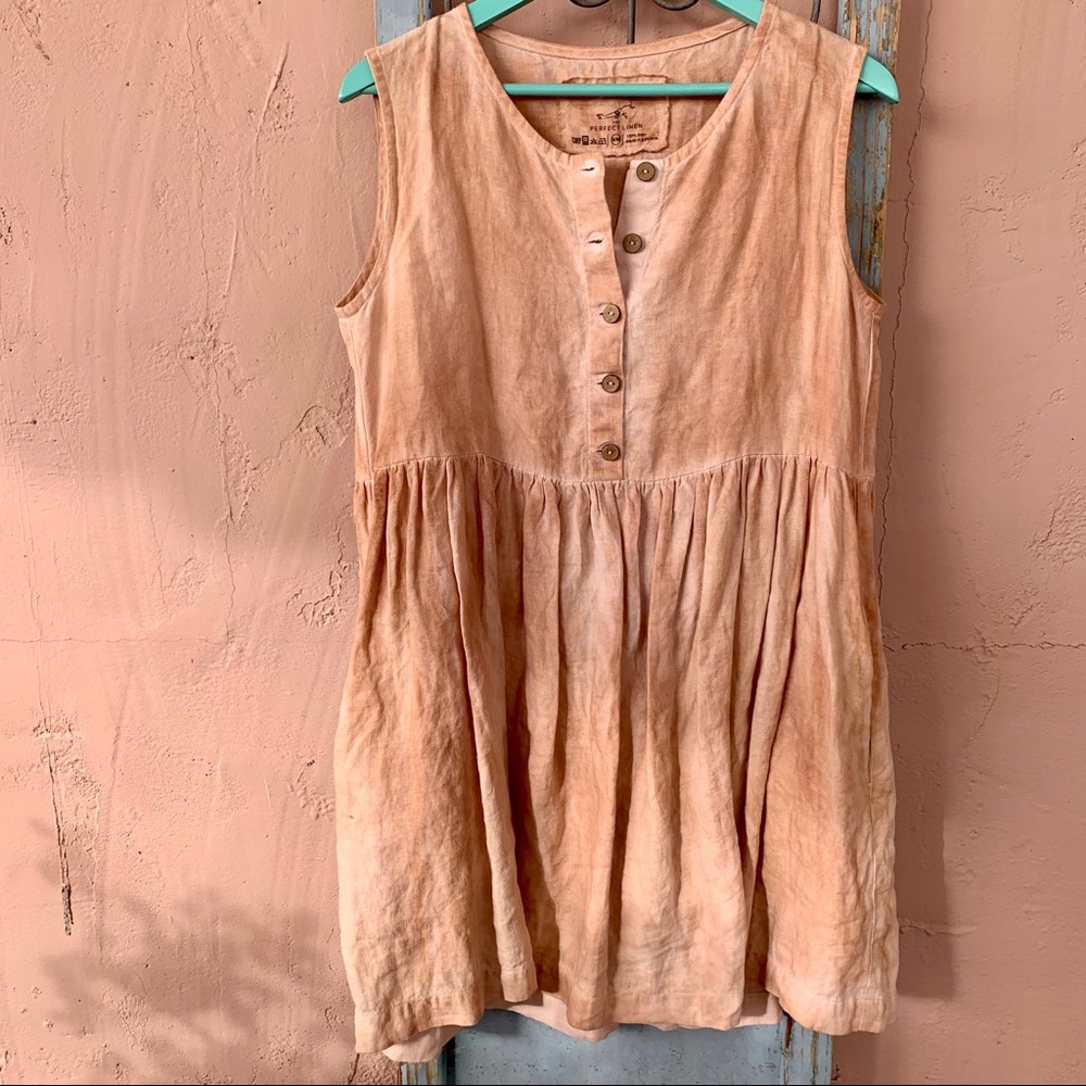 NPL Mama mini dress avocado dyed S/M